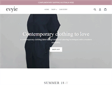 Tablet Screenshot of evyie.com